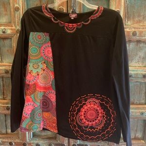 Boho Tunic with Mandala Print